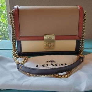 Coach Hutton Shoulder Bag in Colorblock